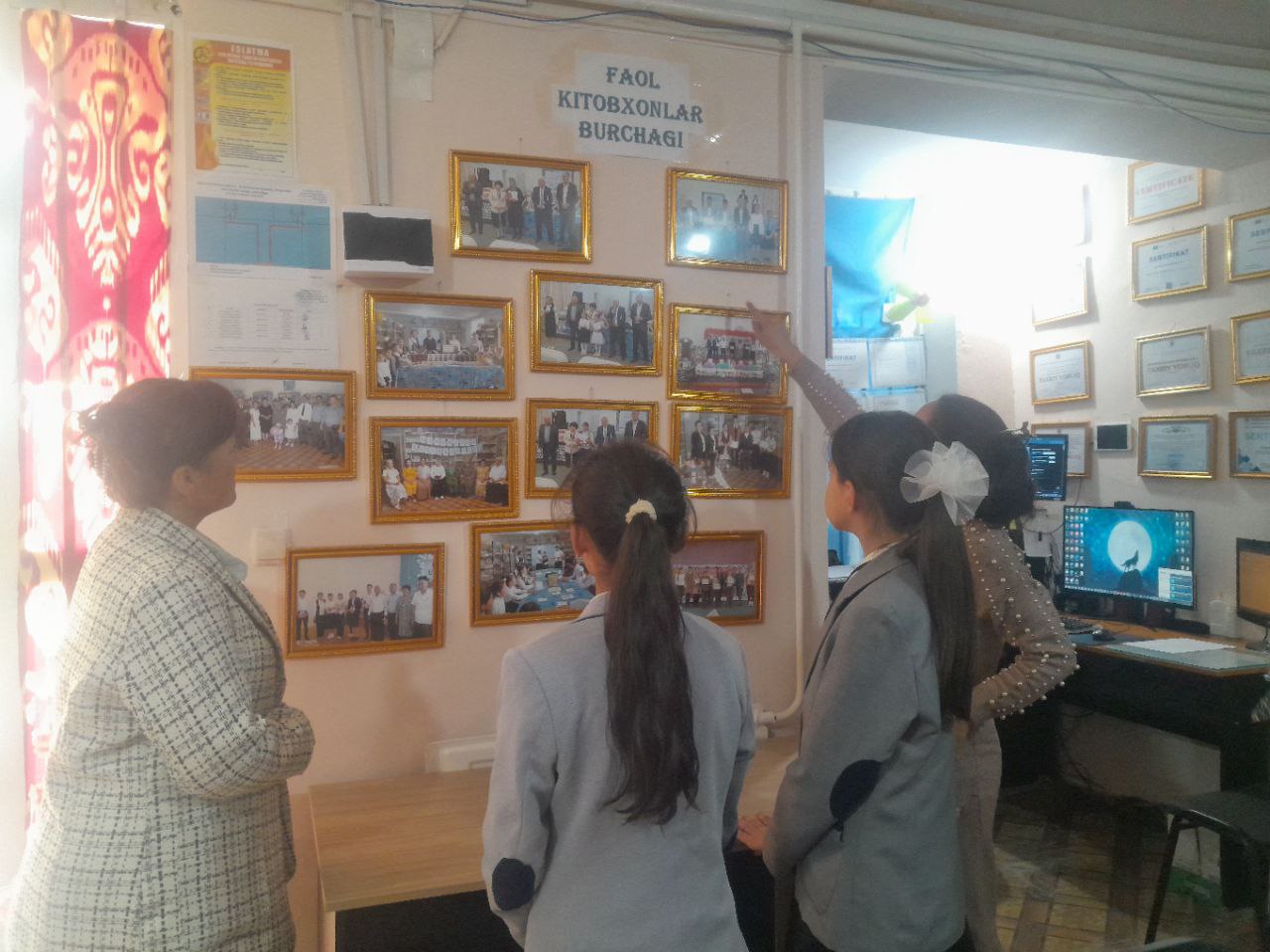 Zafarobod TAKM “Faol kitobxonlar burchagi”